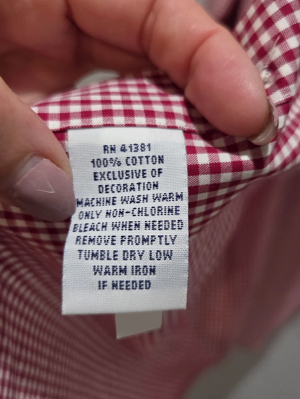 Polo by Ralph Lauren Red Gingham Button-Down Shirt Suze 3XB